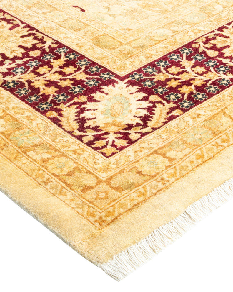 Jack, One-of-a-Kind Hand-Knotted Area Rug, Ivory, 8' 2"x10' 2"