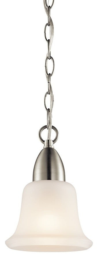 Mini Pendant 1-Light, Brushed Nickel