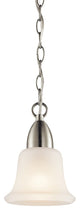Mini Pendant 1-Light, Brushed Nickel