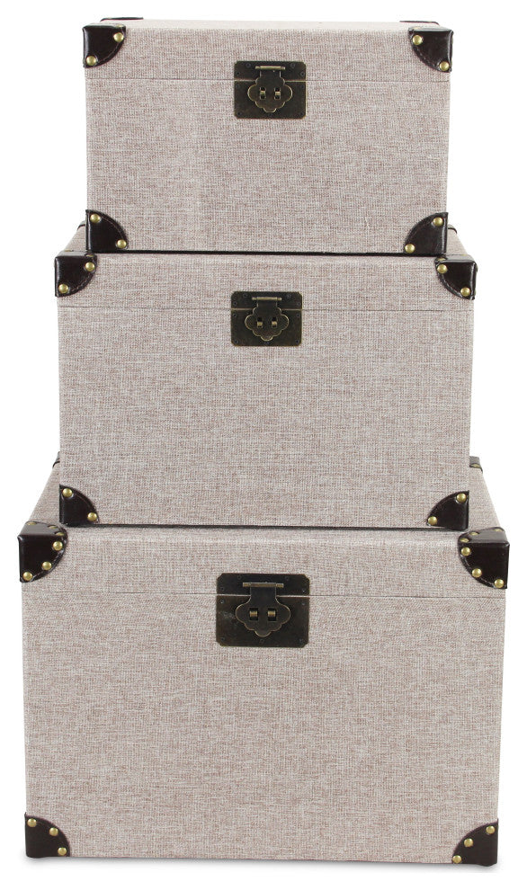 Quintia Three Piece Trunk Set