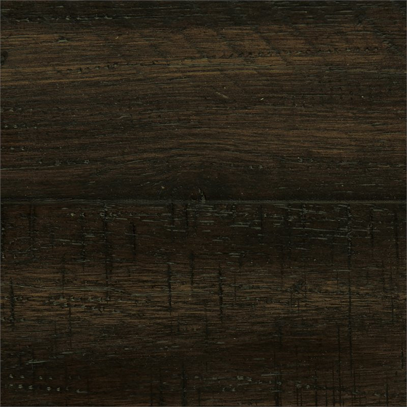 Lexicon Tobias 28" Round Traditional Wooden End Table in Espresso