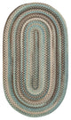 Capel Kill Devil Hill Tan Hues 0210_700 Braided Rugs - 3' X 5' Oval