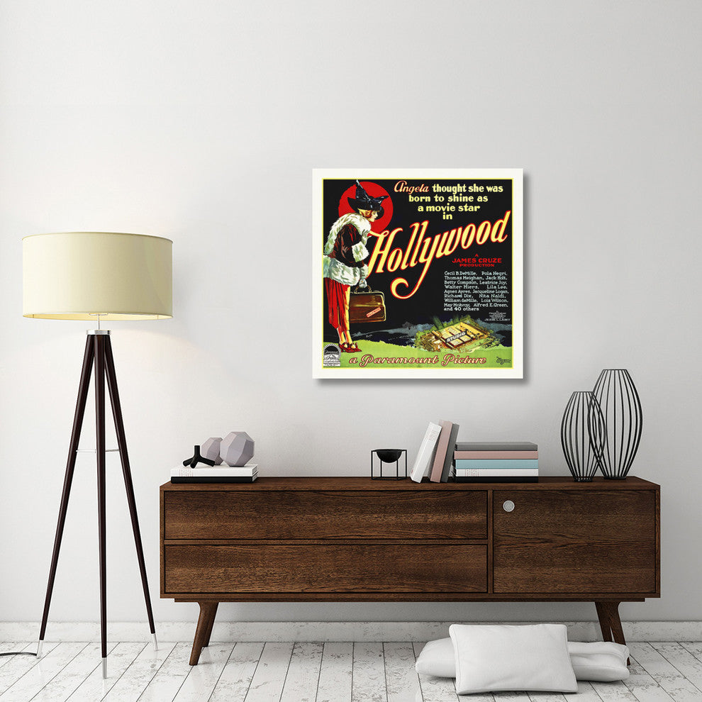 "Hollywood $9, 000" Stretched Canvas Giclee by Hollywood Photo Archive, 36x36"