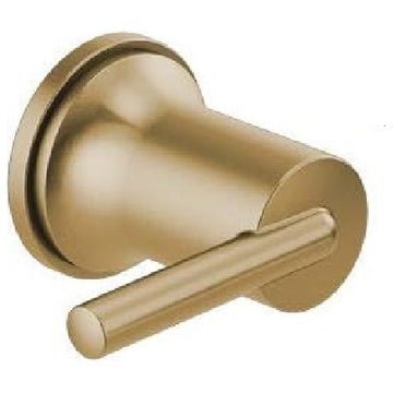Modern Wall-Mounted Tub Faucet with Lever Handles and ADA Compliant Design, Champagne Bronze
