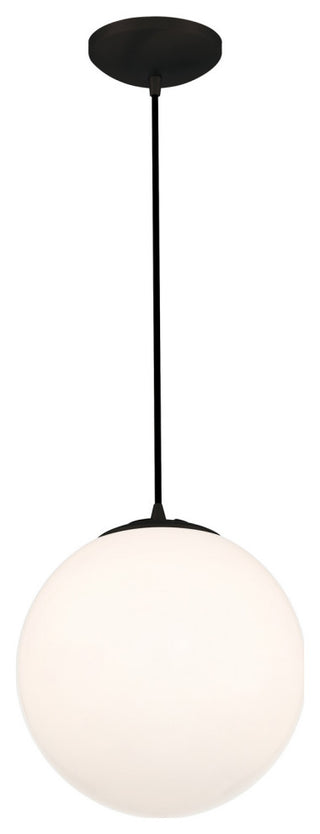 Pearl 1-Light Pendant, Matte Black