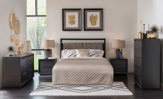 Avery Black Headboard