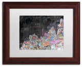 Lauren Moss 'Galdhopiggen' Art, Wood Frame, White Matte, 14"x11"