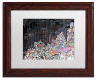 Lauren Moss 'Galdhopiggen' Art, Wood Frame, White Matte, 14"x11"