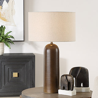 Uttermost Trexler Brown Table Lamp