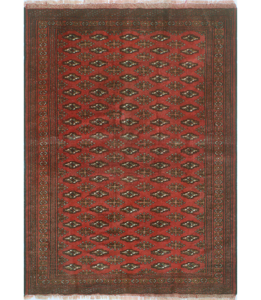Semi-Antique Aleidis Red/Charcoal Rug, 3'9x5'3
