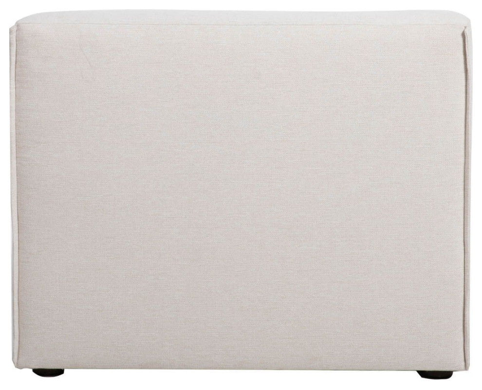 Premium 37" Upholstered Sectional Sofa, Beige