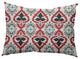 Bombay Decorative Throw Pillow, Pepper, 14"x20"