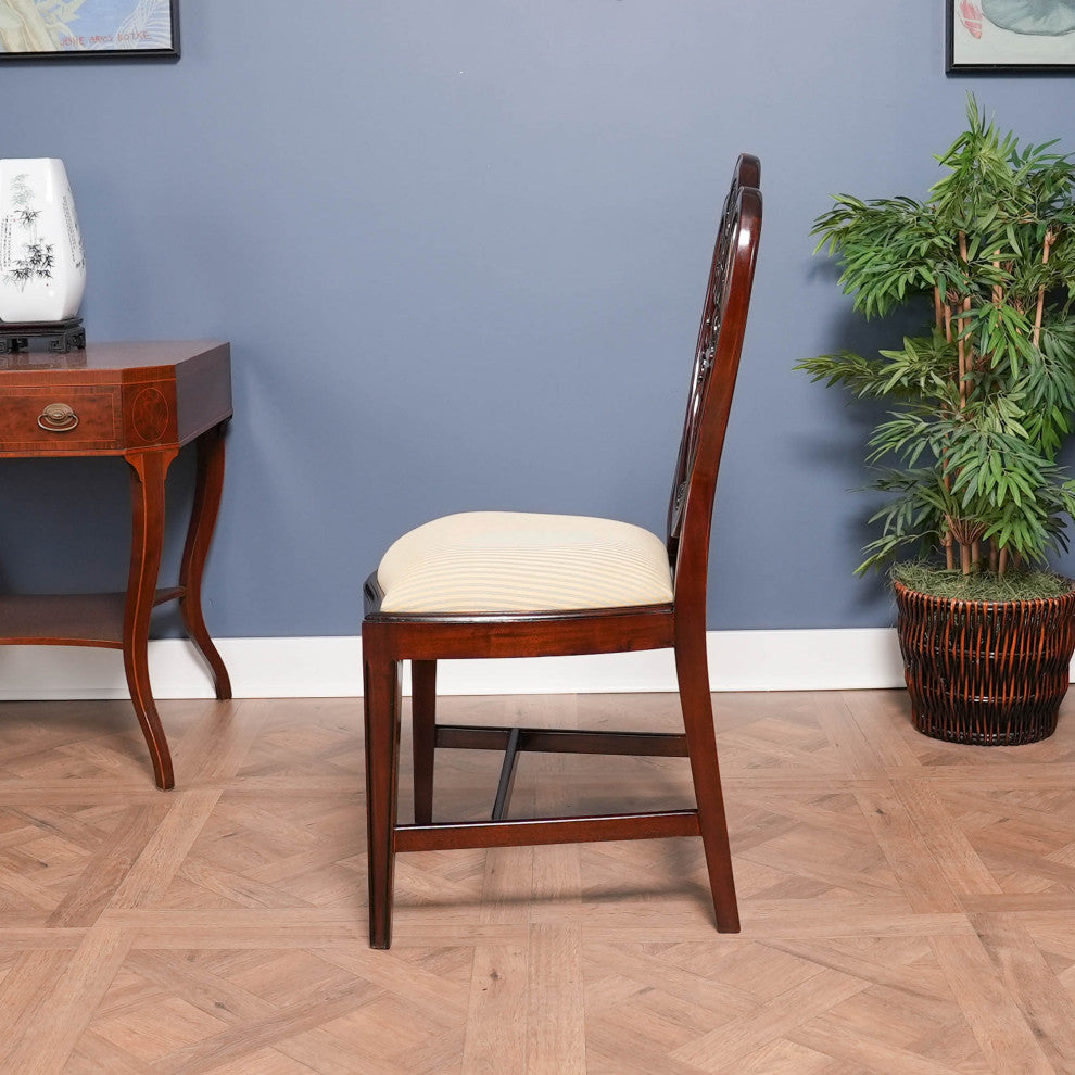 Carved Shield Back Side Chair