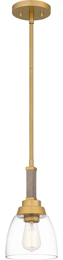 Quoizel BKT1506LG 1-Light Mini Pendant, Burkett