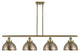 Ballston Urban Island Light, Antique Brass, LED