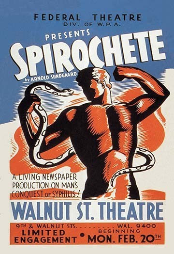 Spirochete Presented by the Federal Theater Division of WPA- Canvas Poster