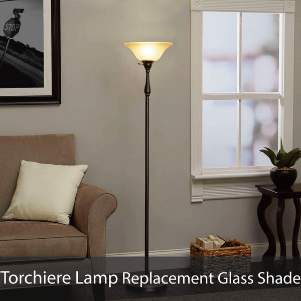 23101-31 Replacement Alabaster Torchiere Lamp Glass(42mm) Shade
