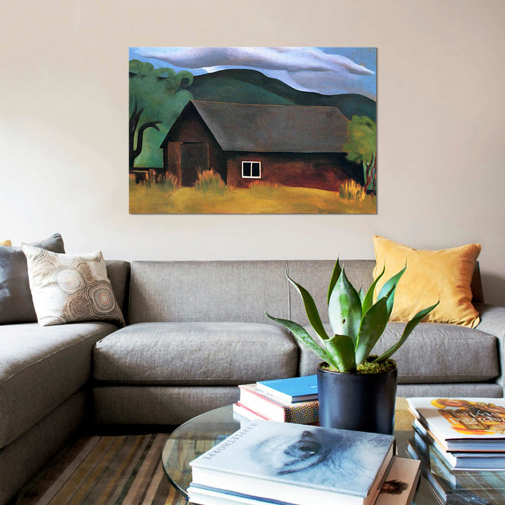 "My Shanty, Lake George" by Georgia O''Keeffe, Canvas Print, 26"x18"