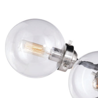 Orbit 25" Semi-Flush Mount, Satin Nickel and Oil Rubbed Bronze