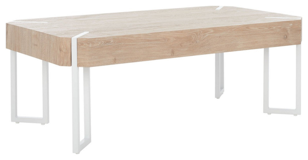 Safavieh Edgecombe Coffee Table, Natural/White