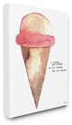 The Kids Room I Scream For Ice Cream Watercolor Canvas Wall Art, 16"x20"