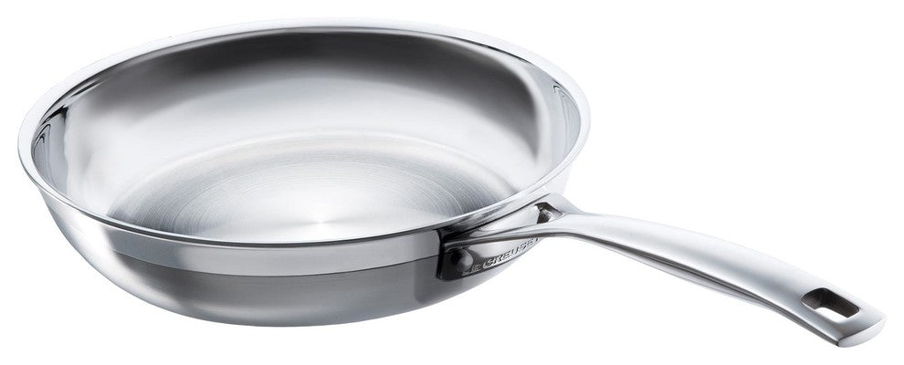 Le Creuset 3-Ply Stainless Steel Uncoated Frying Pan, 24 cm