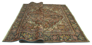 Fine Vintage Heriz Lyra Rust/Ivory Rug, 8'1 x 11'2