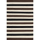 Quest Striped Cotton Area Rug, Multicolor 2'6"x8'