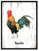 Rooster Bird Canvas Print, 28"x37"