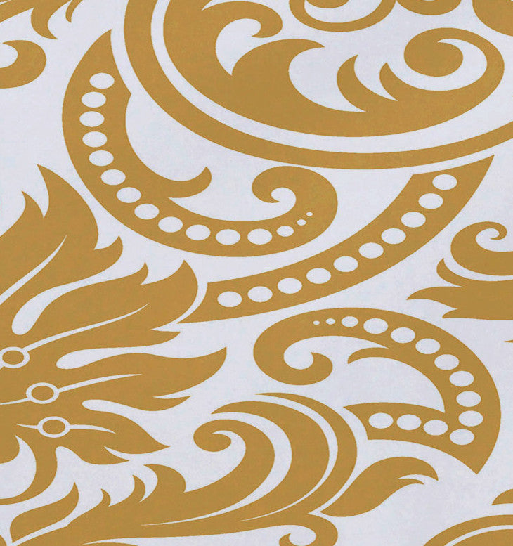 Alexys, Floral Print Placemat, Gold