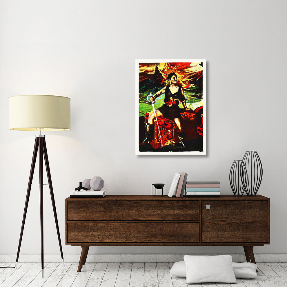 "Fairbanks 1920 Watercolor" Canvas by Hollywood Photo Archive, 30x40"