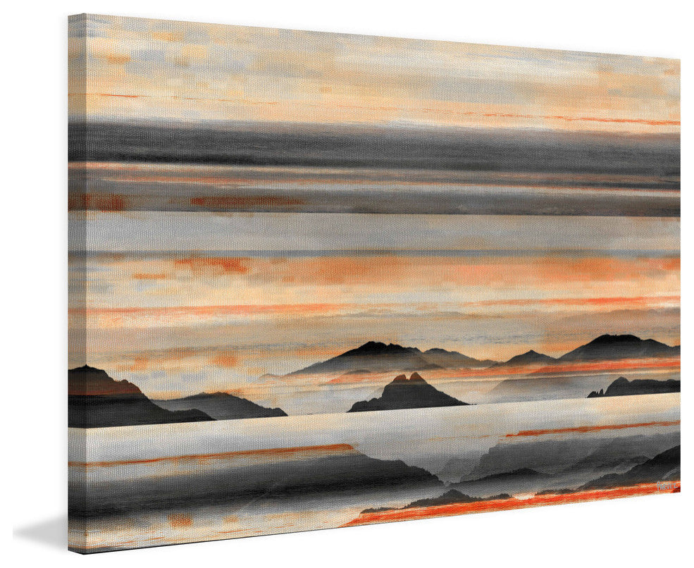 "Hidden Mountains" Fine Art Canvas Print, 18"x12"