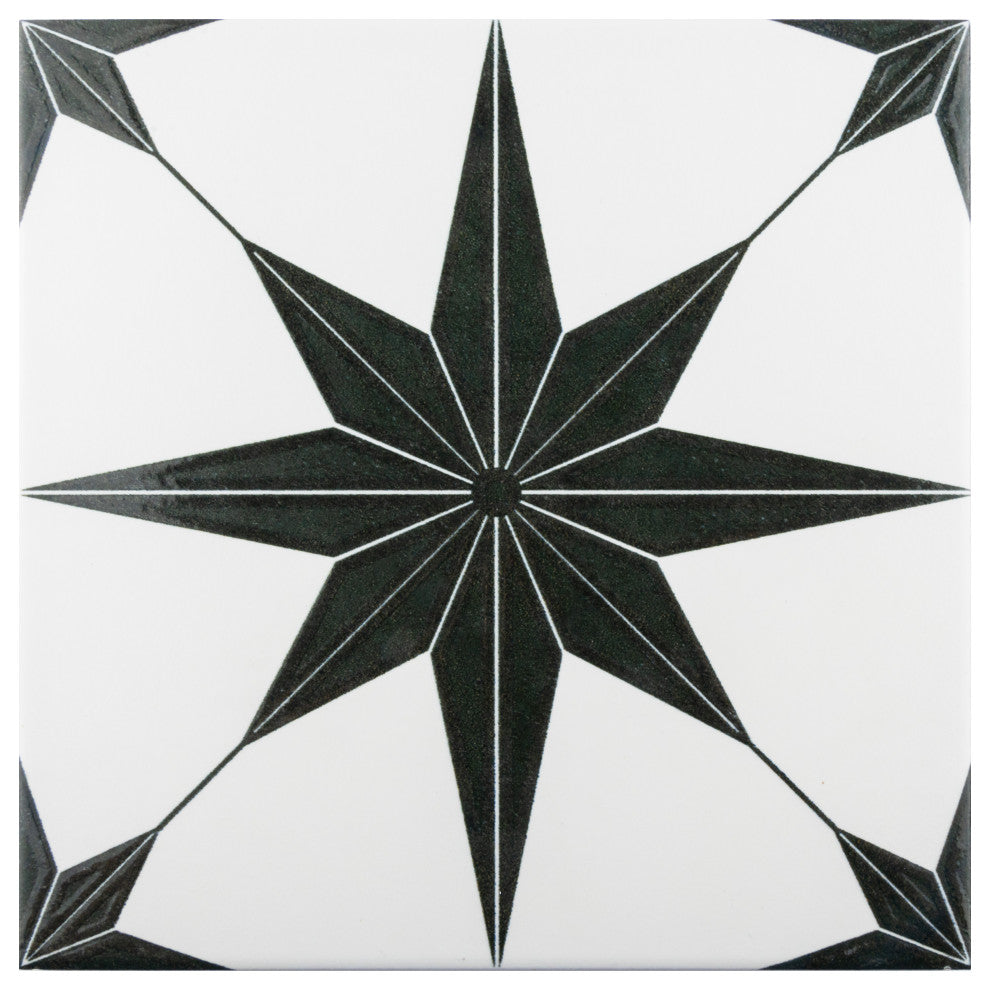Stella Luxe Nero Porcelain Floor and Wall Tile
