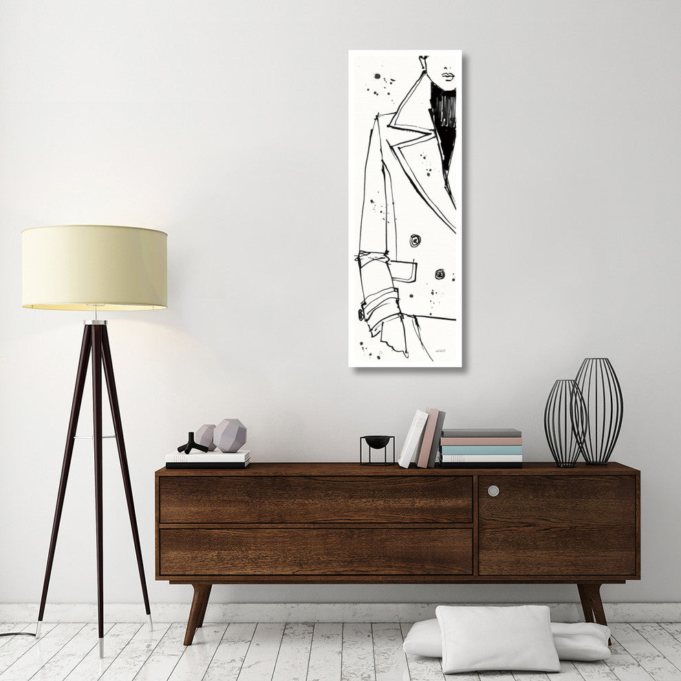 "Fashion Strokes V" Digital Paper Print by Anne Tavoletti, 20"x56"