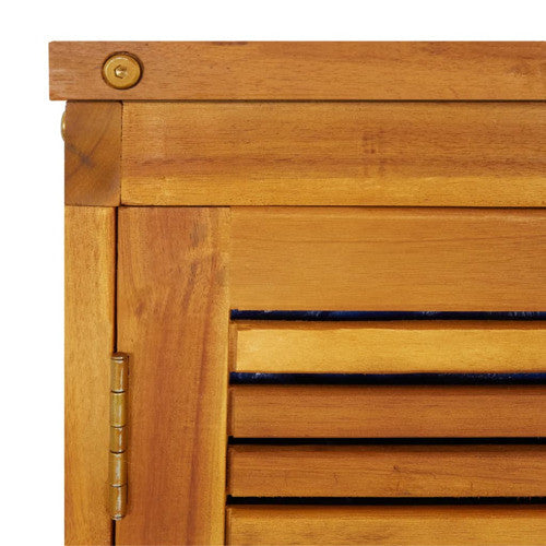 vidaXL Patio Storage Box Outdoor Lockable Storage Tool Chest Solid Wood Acacia
