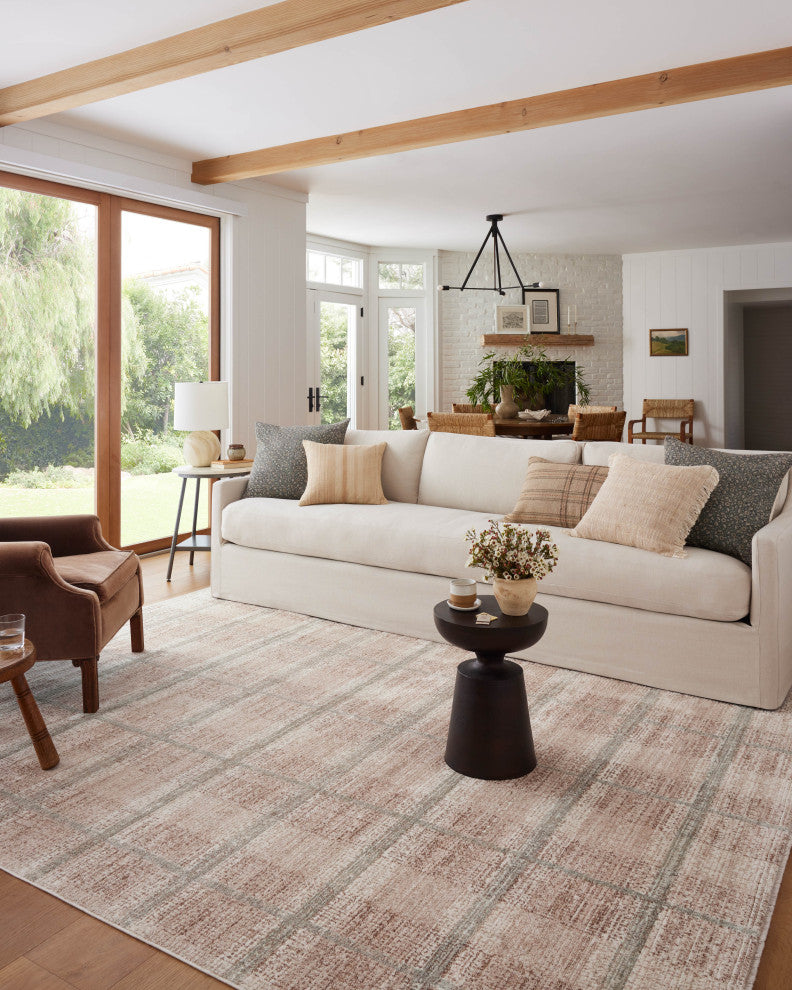 Angela Rose x Loloi Ember Clay / Mist 2'-7" x 7'-6" Runner Rug