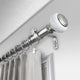 Hadley 1" Diameter Curtain Rod, Satin Nickel, 160-240"