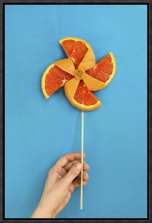 Summertime Pinwheel, 12"x18"