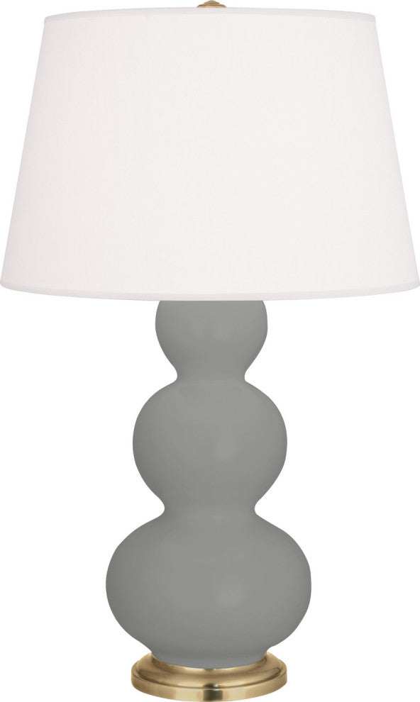 Robert Abbey RA-MST40 1-Light Table Lamp, Triple Gourd