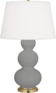 Robert Abbey RA-MST40 1-Light Table Lamp, Triple Gourd