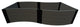 Weathered Wood 'Wavy Navy 4' X 8' X 22" Raised Garden Bed - 1" Profile