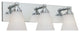 Hudson 3-Light Bath Bar, Chrome