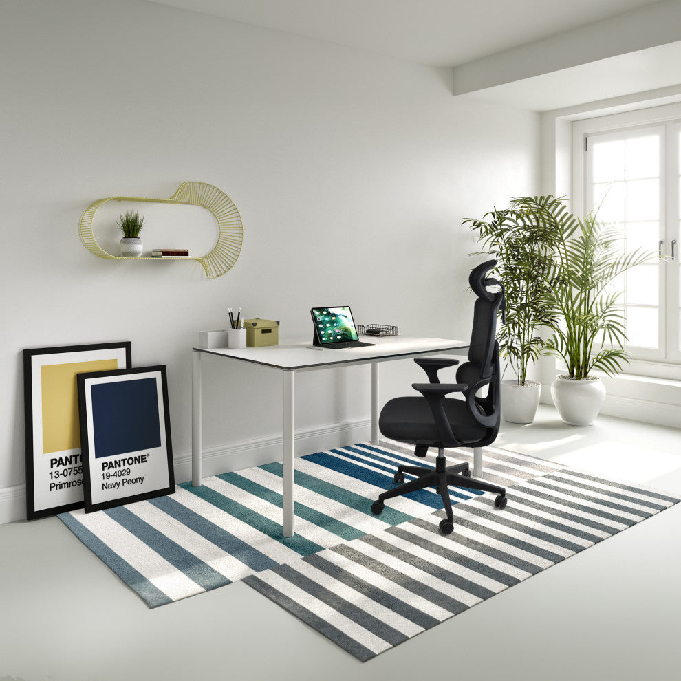 Ergonomic Office Mesh Chair with Lumbar Support Adjustable Armchair Tall Back