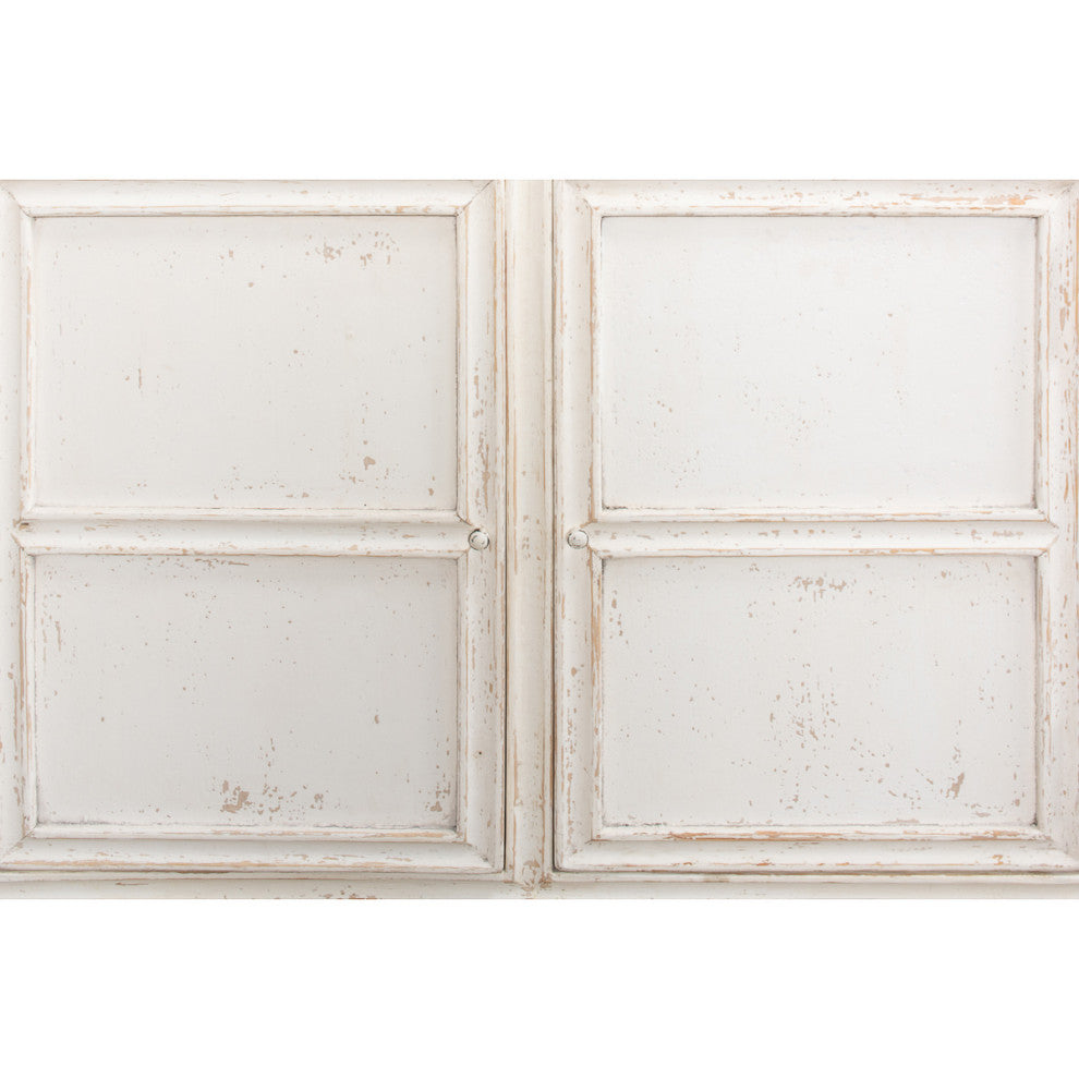 Country Painted Display Cabinet