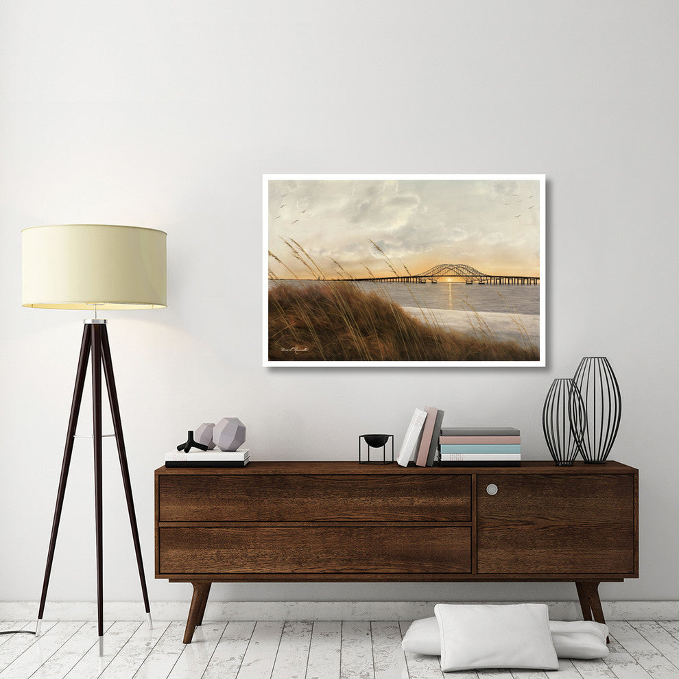 "View of Captree Bridge" Digital Paper Print by Diane Romanello, 50"x34"