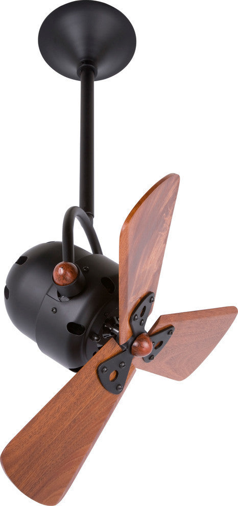 Bianca Direcional 16" Directional Ceiling Fan, Black Nickel