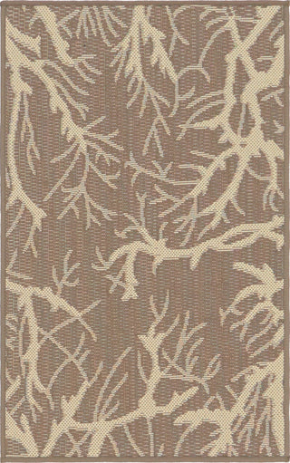 Unique Loom Brown Branch Outdoor 2'x3' Area Rug