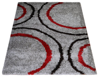 HAND TUFTED SHAG POLYESTER ECO-FRIENDLY AREA RUGS,Multicolor,Contemporary