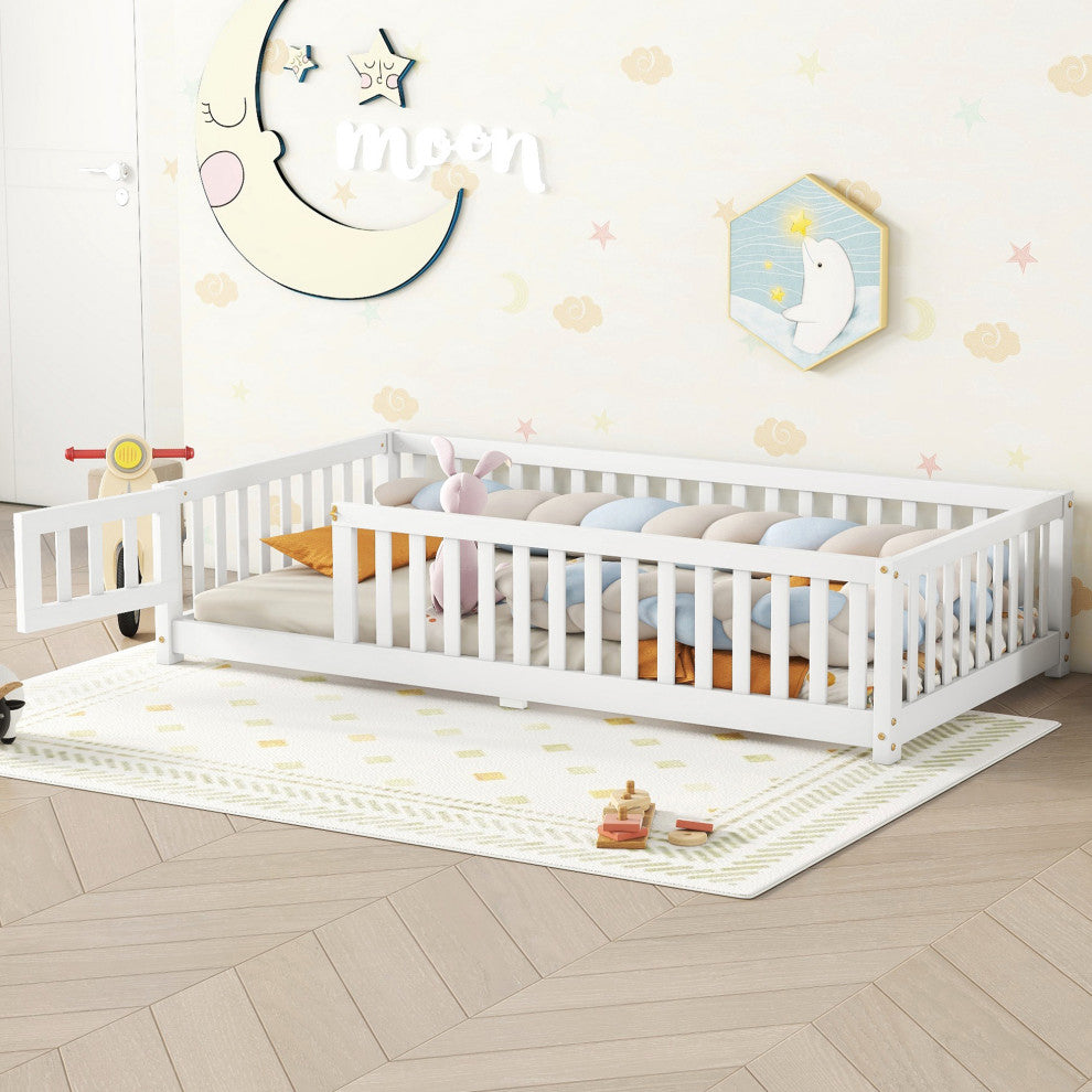 Gewnee Twin Size Bed Floor Bed