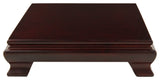 Rosewood Square Base Stand, 8"